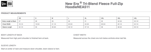 3KeyLogic - Embroidered New Era® Tri-Blend Fleece Full-Zip Hoodie (NEA511) - Image 4
