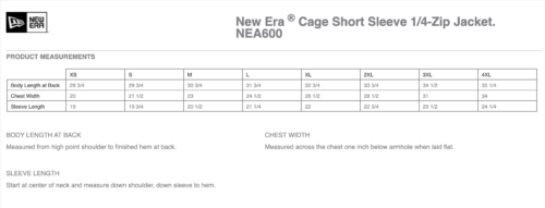 Inver Grove Fastpitch - Royal Short Sleeve 1/4-Zip Cage Jacket (NEA600) - Image 2