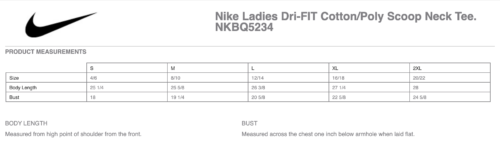 TC Blitz - Printed Nike Ladies Dri-FIT Cotton/Poly Scoop Neck Tee (NKBQ5234) - Image 3