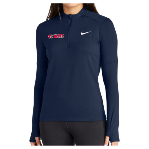 TC Blitz - Ladies Embroidered Nike 1/2-Zip Jacket (NKDH4951)