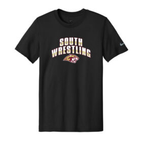 Lakeville South Wrestling - **PLAYERS ONLY** Printed Black Nike Swoosh Sleeve rLegend Tee (NKDX8730)