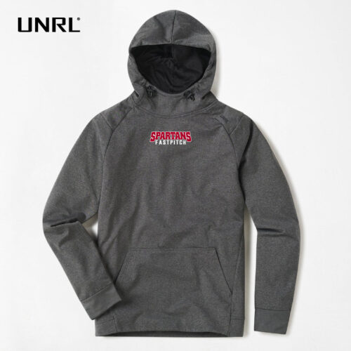 Inver Grove Fastpitch - Charcoal Heather Embroidered UNRL Crossover Hoodie II