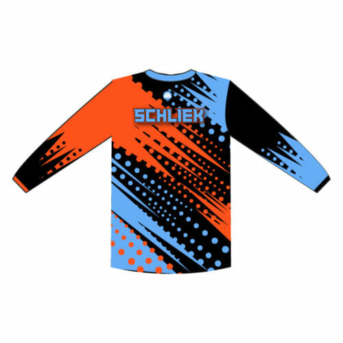 MN ATV - Full-Dye "Orange Dots" Longsleeve Jersey - Image 2