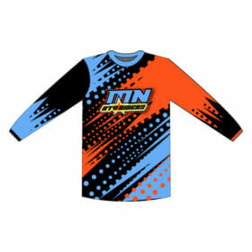 MN ATV - Full-Dye "Orange Dots" Longsleeve Jersey