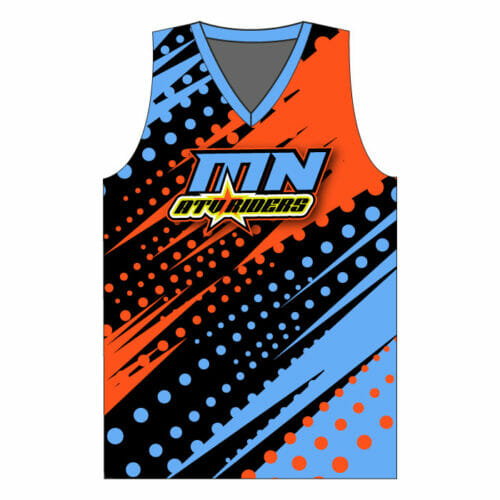 MN ATV - Womens "Orange Dots" Full-Dye Tank Top