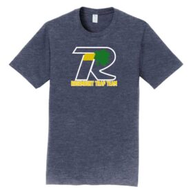 Rosemount Trap - Heather Navy Fan Favorite Printed Cotton Tee (PC450)