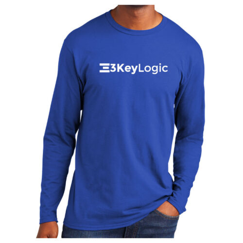 3KeyLogic - Printed Long Sleeve Fan Favorite™ Tee (PC450LS) - Image 3