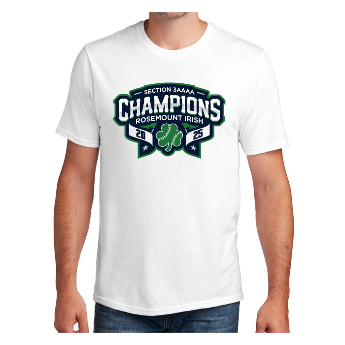 RHS Baseball - White Fan Favorite Printed Blend Tee (PC455)