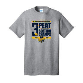 RHS Girls Hockey State - Printed Athletic Heather Cotton Tee (PC54)