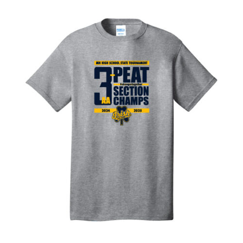 RHS Girls Hockey State - Printed Athletic Heather Cotton Tee (PC54)