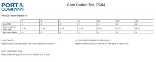 RHS Baseball - Printed Cotton Tee Shirt (PC54) - Image 4