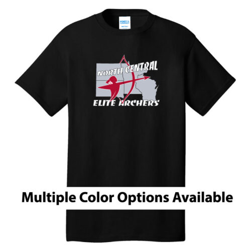 North Central Elite Archery - Printed Cotton Tee Shirt (PC54)
