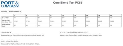 Snap Fitness - Class for a Cause - Printed Core Blend Tee (PC55) - Image 4