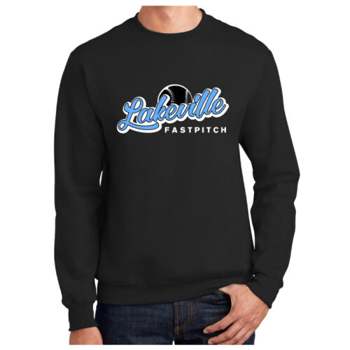 Lakeville Fastpitch - Printed Fleece Crewneck Sweatshirt (PC78) - Image 2