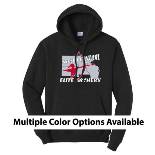 North Central Elite Archery - Printed Cotton Hoodie (PC78H)