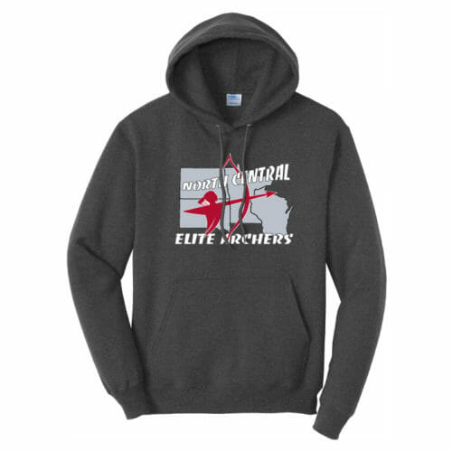North Central Elite Archery - Printed Cotton Hoodie (PC78H) - Image 2