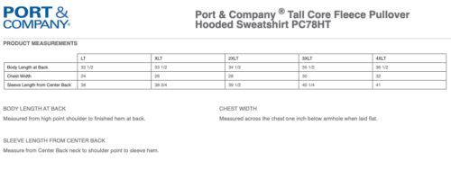 3KeyLogic - Tackle Twill Tall Pullover Hoodie (PC90TH) - Image 4