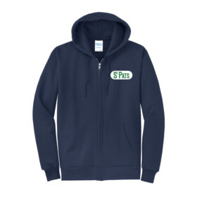 St. Pats Hockey - Navy Embroidered Full-Zip Fleece Hoodie (PC78ZH)