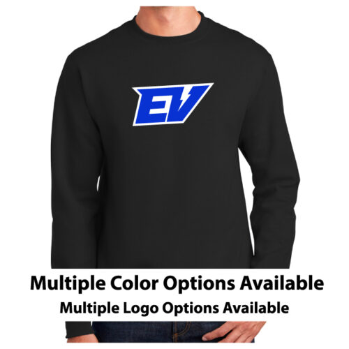 Eastview Lacrosse - Printed Fleece Crewneck Sweatshirt (PC90)