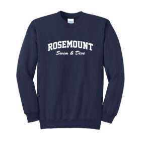 RHS Girls Swim & Dive - Printed Fleece Crewneck Sweatshirt (PC90)