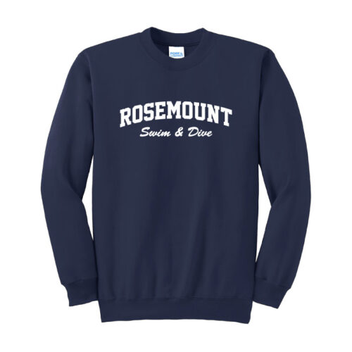 RHS Girls Swim & Dive - Printed Fleece Crewneck Sweatshirt (PC90)