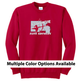 North Central Elite Archery - Fleece Crewneck Sweatshirt (PC90)
