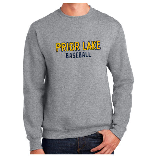 Prior Lake Baseball - Printed Fleece Crewneck Sweatshirt (PC90) - Image 2