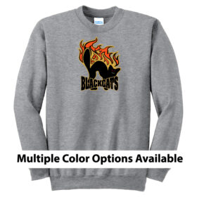 Blackcats Hockey - Printed Fleece Crewneck Sweatshirt (PC90)