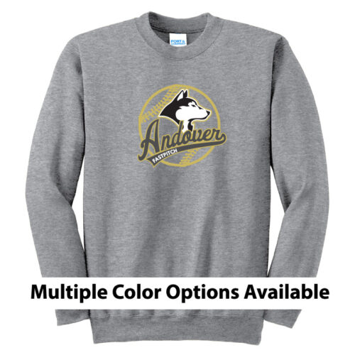 Andover Fastpitch - Printed Fleece Crewneck Sweatshirt (PC90)