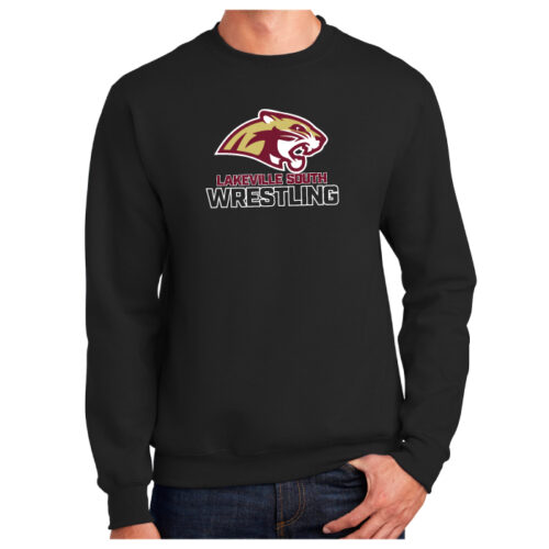Lakeville South Wrestling - Printed Fleece Crewneck Sweatshirt (PC90) - Image 2