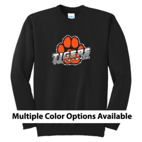 Farmington Volleyball - Black Printed Fleece Crewneck Sweatshirt (PC90)