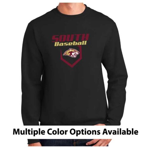 Lakeville South Baseball - Printed Fleece Crewneck Sweatshirt (PC90)