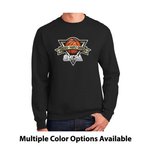 Osseo Maple Grove Basketball - Printed Fleece Crewneck Sweatshirt (PC90)