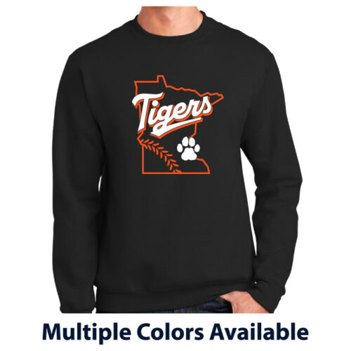 Farmington Baseball - Printed Fleece Crewneck Sweatshirt (PC90)