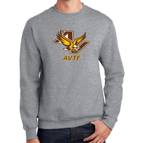 Apple Valley Track - Printed Fleece Crewneck Sweatshirt (PC90) - Image 2