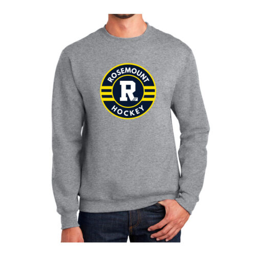 Rosemount High School Hockey - Printed Fleece Crewneck Sweatshirt (PC90) - Image 2