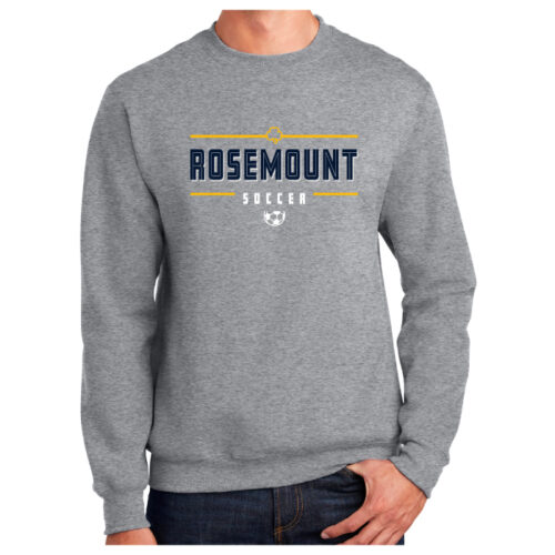 Rosemount Boys Soccer - Printed Fleece Crewneck Sweatshirt (PC90) - Image 2