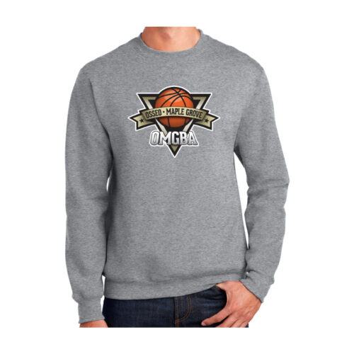 Osseo Maple Grove Basketball - Printed Fleece Crewneck Sweatshirt (PC90) - Image 2