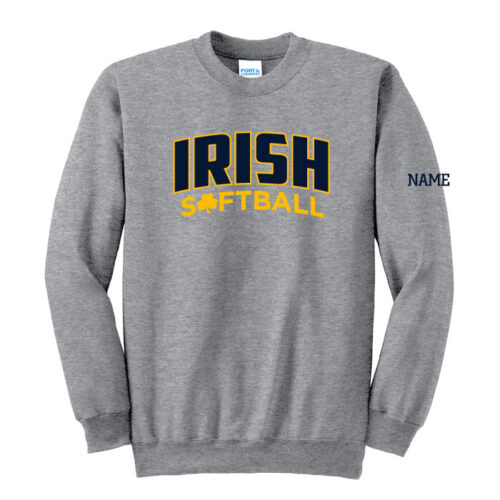 RHS Girls Softball - Printed Fleece Crewneck Sweatshirt (PC90) - Image 2