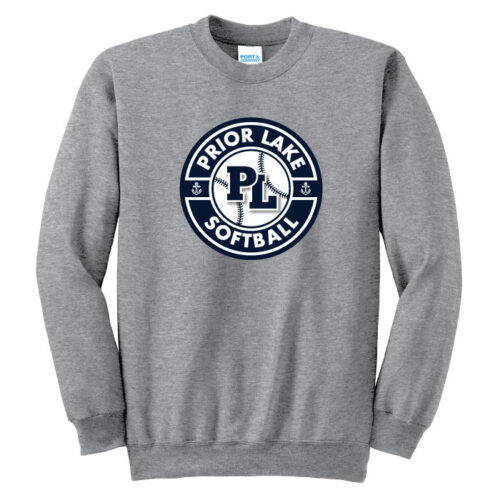 Prior Lake High School Softball - Printed Fleece Crewneck Sweatshirt (PC90) - Image 3