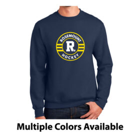 Rosemount High School Hockey - Printed Fleece Crewneck Sweatshirt (PC90)