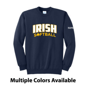 RHS Girls Softball - Printed Fleece Crewneck Sweatshirt (PC90)