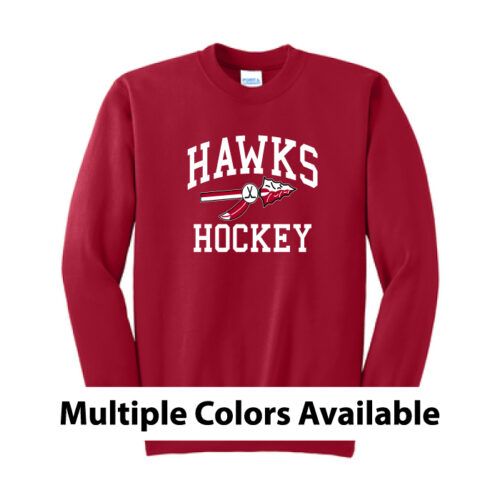 Blackhawk Hockey Association - Printed Fleece Crewneck Sweatshirt (PC90)