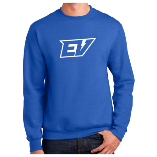 Eastview Lacrosse - Printed Fleece Crewneck Sweatshirt (PC90) - Image 2
