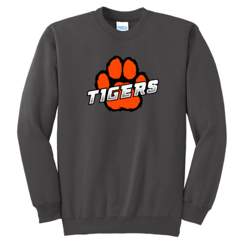 Farmington Elementary School - Printed Charcoal Fleece Crewneck Sweatshirt (PC90) - Image 2