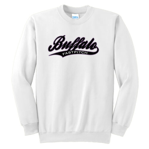 Buffalo Fastpitch - Printed Fleece Crewneck Sweatshirt (PC90) - Image 3