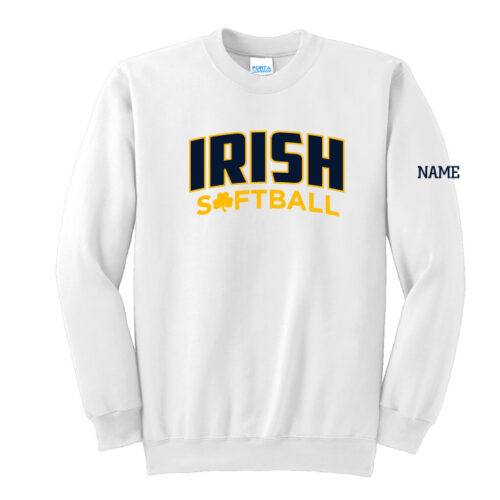 RHS Girls Softball - Printed Fleece Crewneck Sweatshirt (PC90) - Image 3