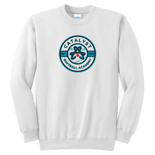 Catalyst Softball - Printed Fleece Crewneck Sweatshirt (PC90) - Image 2