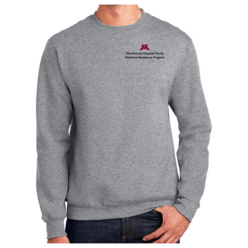 Woodwinds Hospital Family Medicine - Embroidered Fleece Crewneck Sweatshirt (PC90) - Image 2