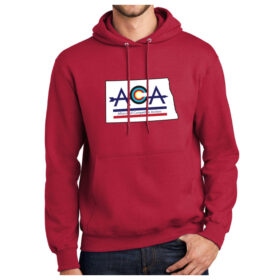 ACA Archery - Red Printed Pullover Hoodie (PC90H)